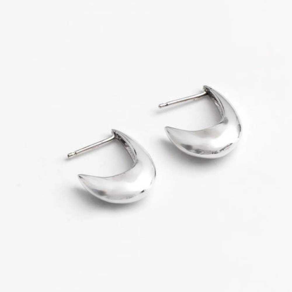 Wolf Circus silver hoop earrings